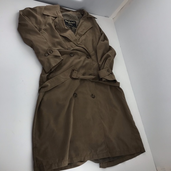 Anne Klein II Tan Trench Coat - Picture 3 of 7